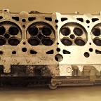 VW Cylinder Head - Half cleaned